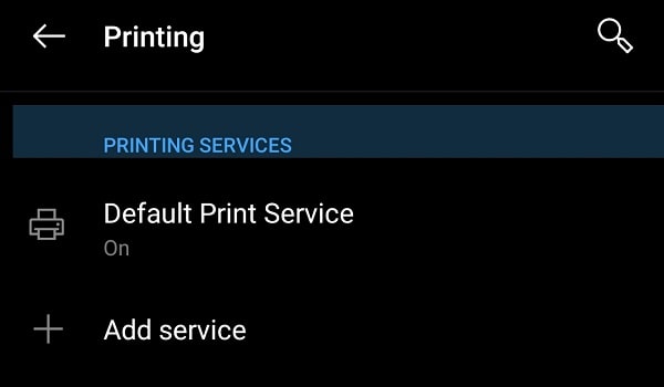 Add a Print Service