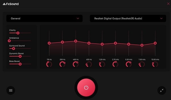 FxSound Equalizer for Windows 11