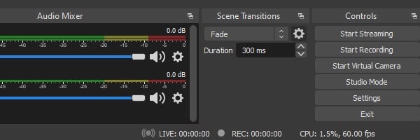 OBS Studio Start Recording