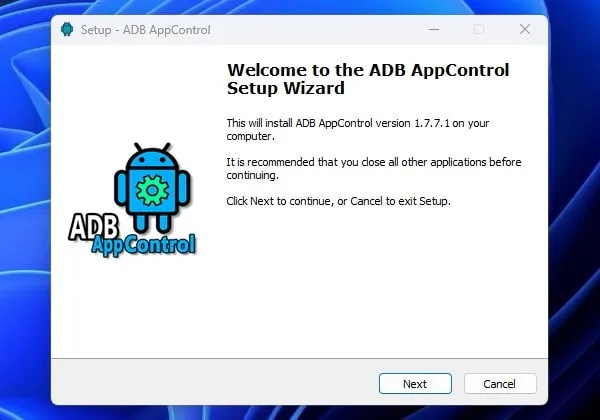 Install ADB AppControl