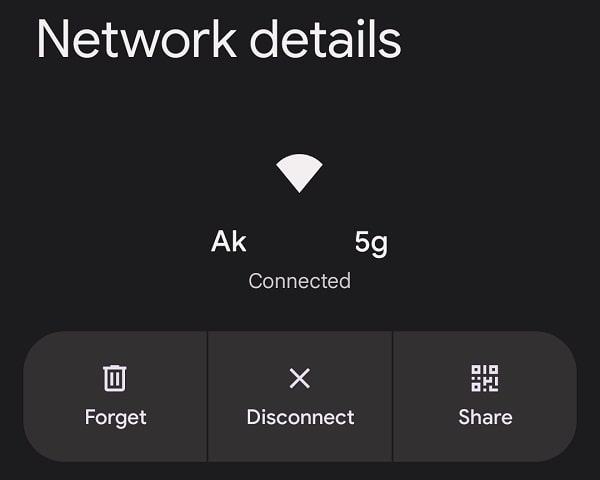 Share WiFi Password on Android 13