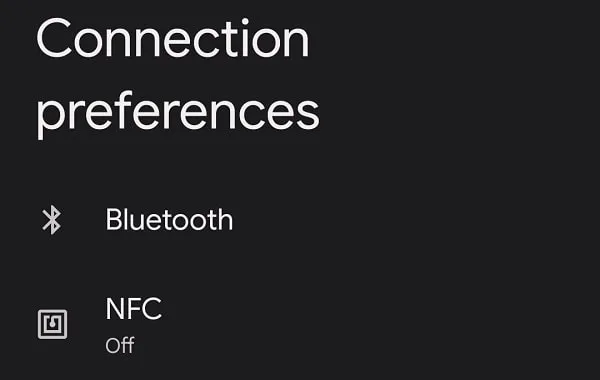 Turn Off Bluetooth and NFC
