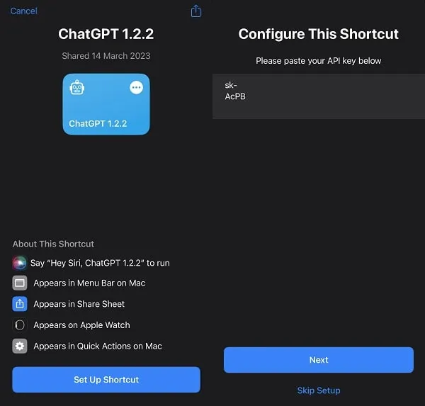 Add ChatGPT Shortcut to Siri on iPhone