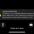 Liquid Detected in Lightning Connector iPhone