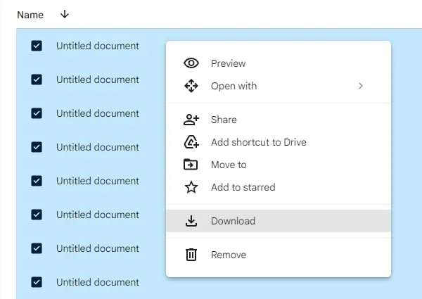 Download All Google Drive Files and Folders