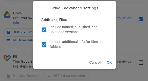 Drive Advanced Settings