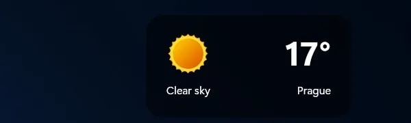 Add Weather Widget on Windows 11 Desktop