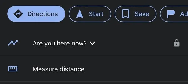 Google Maps Measure Distance Tool