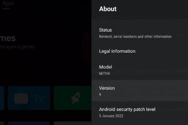 Smart TV Android Version