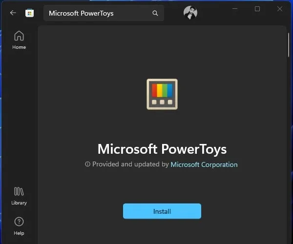 Install Microsoft PowerToys