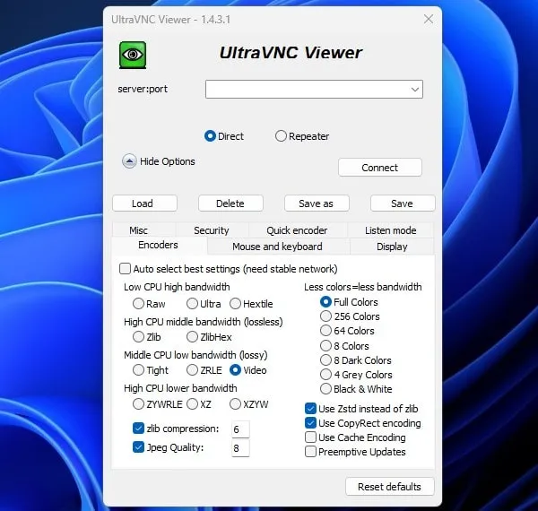 UltraVNC Viewer