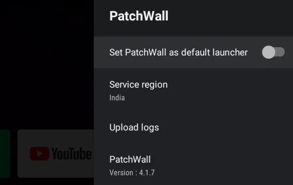 Turn off Set Patchwell as default launcher