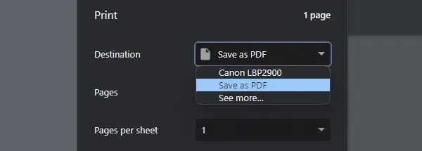 Save as PDF File