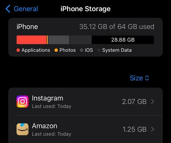 iPhone 11 64GB Storage is not enough