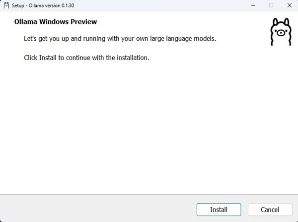 Ollama Windows Preview Setup