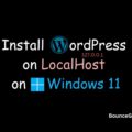 Install WordPress on LocalHost on Windows 11