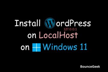 Install WordPress on LocalHost on Windows 11