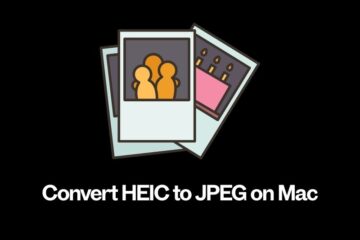 Convert HEIC to JPEG on Mac