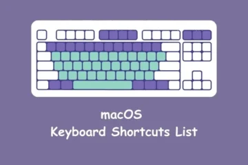 macOS Keyboard Shortcuts List