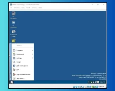 Install ReactOS on VirtualBox