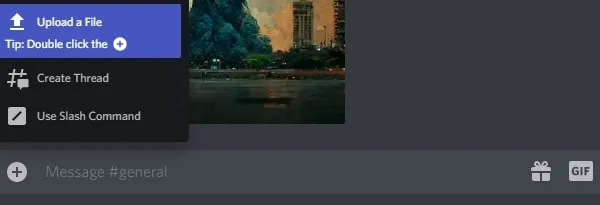 Upload a file in MidJourney