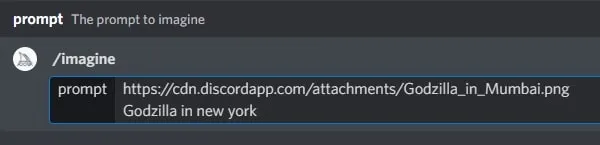 Use Image URL Command in MidJournery Discord Bot
